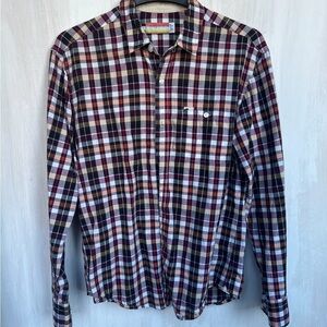 SLVDR Plaid Button Down Shirt Size L